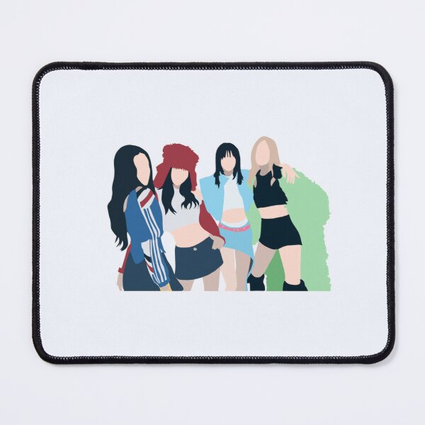 Blackpink Mouse Pads - Shut Down Concept Printed Mouse Pad